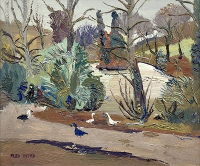 Lot 170 - Fred YATES (1922-2008) Winter Park Oil on...