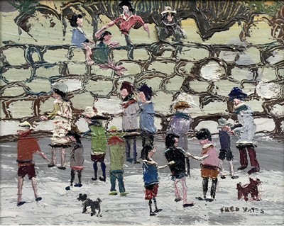 Lot 31 - Fred YATES (1922-2008) Valerie's Garden Oil on...