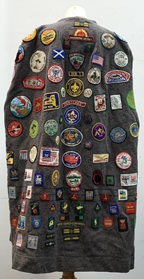 Lot 251 - A Scout Master's cloak sewn with a collection...