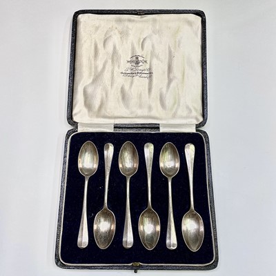 Lot 108 - A set of six Hanovarian Rat-Tail pattern...