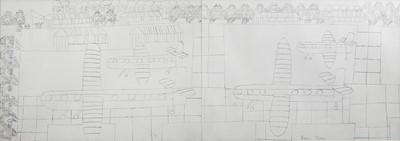 Lot 162 - Bryan PEARCE (1929-2006) London Airport Pen...