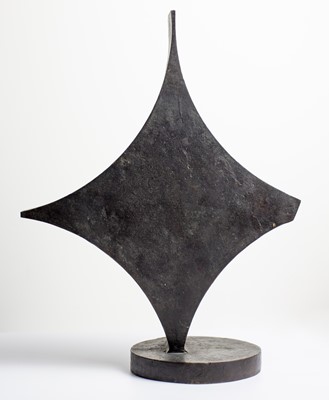Lot 77 - Brian WALL (1931) Star Form Bronze with dark...