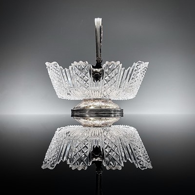 Lot 123 - An early 19th-century Dutch sweetmeat basket...