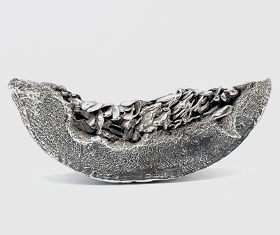 Lot 39 - A silver electrotype slice of melon Indistinct...