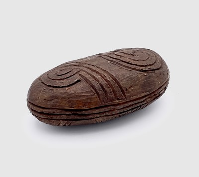 Lot 208 - Breon O'CASEY (1928-2001) Pebble form Bronze...