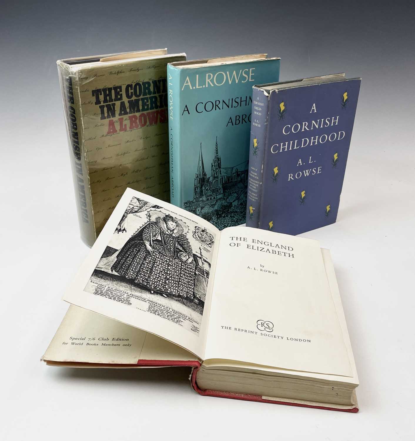 Lot 19 - A. L. ROWSE. 'The Cornish in America,' first...