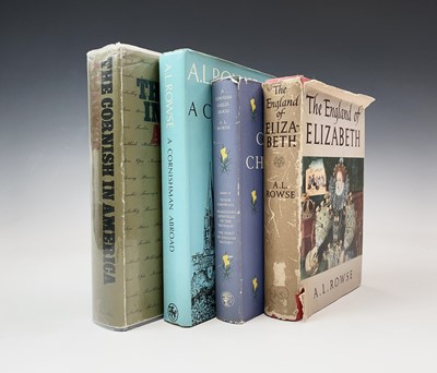 Lot 19 - A. L. ROWSE. 'The Cornish in America,' first...