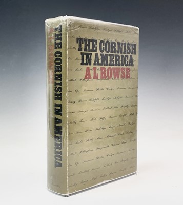Lot 19 - A. L. ROWSE. 'The Cornish in America,' first...