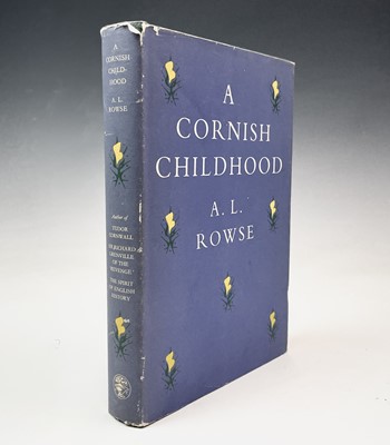 Lot 19 - A. L. ROWSE. 'The Cornish in America,' first...