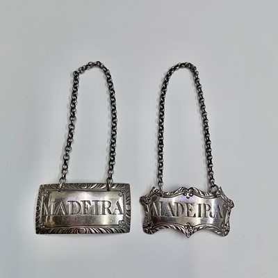 Lot 51 - Two early Madiera labels by Edmund Medleycott...