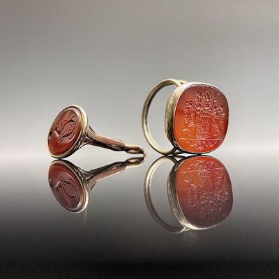 Lot 186 - A fine 18th-century carnelian intaglio...