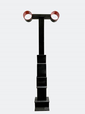 Lot 217 - Peter WARD (1932-2003) Huer Steel and red...