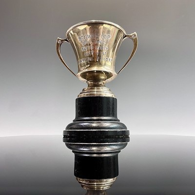 Lot 33 - A hallmarked silver cup 4oz