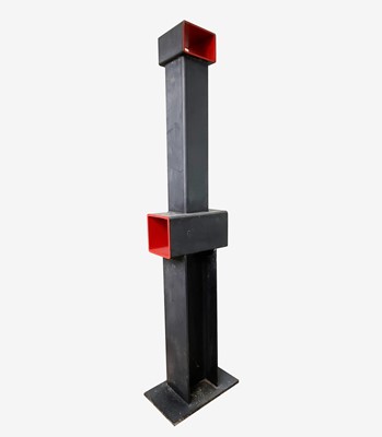 Lot 215 - Peter WARD (1932-2003) Huer Steel and red...