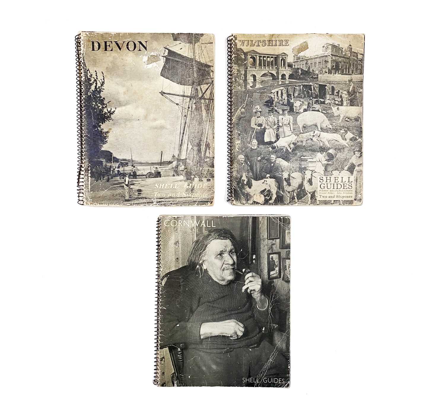 Lot 39 - SHELL GUIDES. 'Cornwall,' 1935, 'Devon,' 1936...