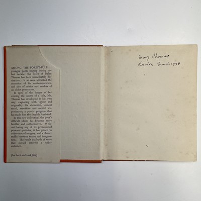 Lot 43 - DYLAN THOMAS. 'Deaths and Entrances,' first...