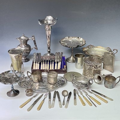 Lot 83 - A WMF Jugendstil sugar bowl with glass liner...