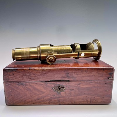 Lot 192 - A Martin type Victorian drum microscope,...