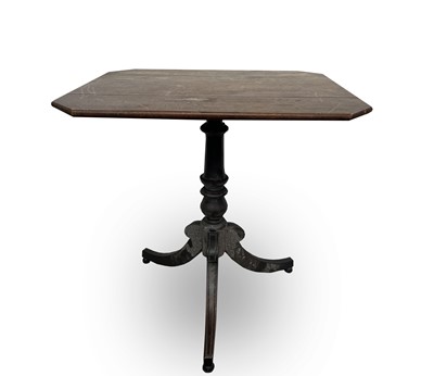 Lot 3274 - A 19th century mahogany tripod table, the...
