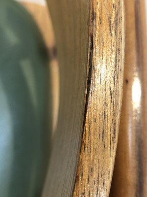 Lot 287 - A retro 1960/70's teak and walnut dining suite,...