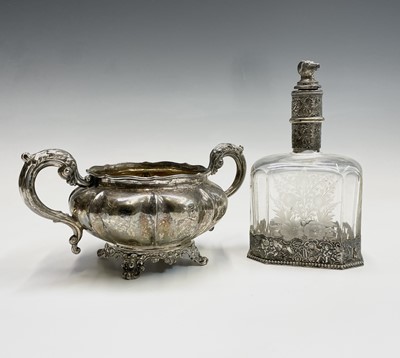 Lot 82 - A Victorian silver sugar bowl by William Ker...
