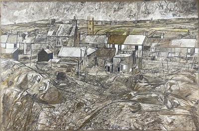 Lot 37 - David HAUGHTON (1924-1991) St Just Landscape...