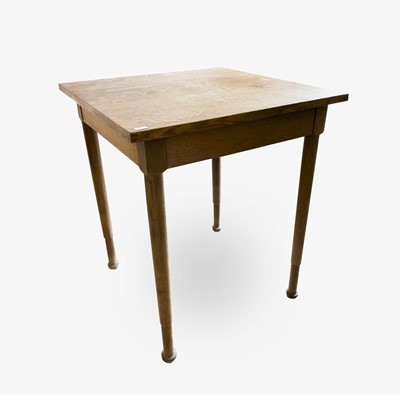 Lot 296 - A Heal's Arts & Crafts oak square section side...