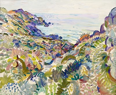 Lot 30 - Fred YATES (1922-2008) Cornish Coast, circa...