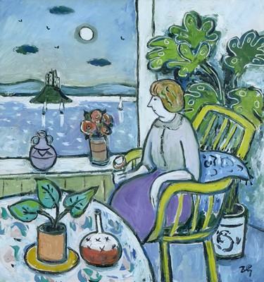 Lot 163 - Joan GILLCHREST (1918-2008) Sherry Time Oil on...