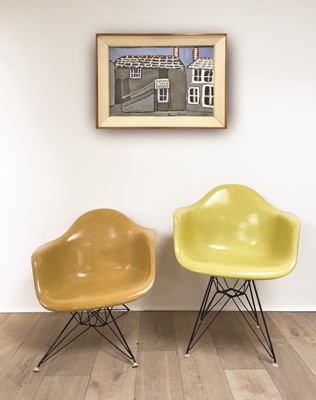 Lot 286 - Two Charles EAMES for Herman Miller DAR chairs,...