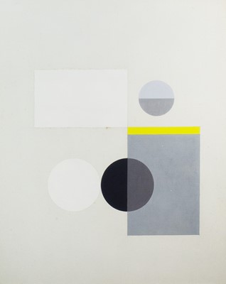 Lot 59 - John WELLS (1907-2000) Project, 1974 Oil on...