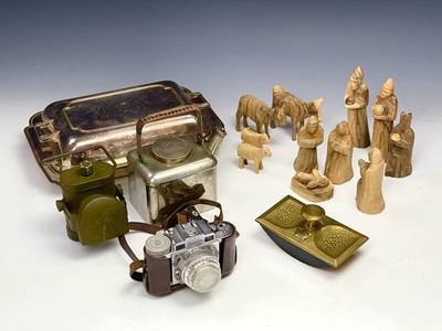 Lot 245 - A Continental Art Nouveau brass mounted...