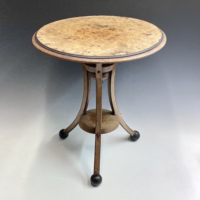 Lot 3161 - A Howard & Sons walnut revolving top...