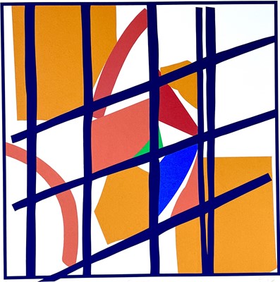 Lot 61 - Sandra BLOW (1925-2006) Facets Screenprint...