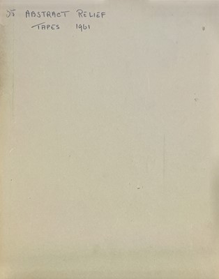 Lot 107 - Edward H. ROGERS (1911-1994) Abstract Relief -...