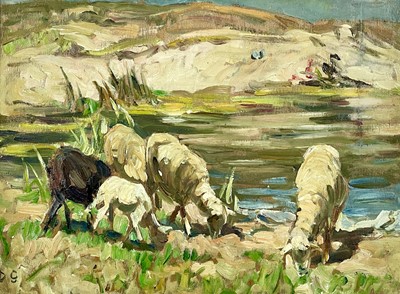 Lot 146 - Dorothea SHARP (1874-1955) In Portugal Oil on...