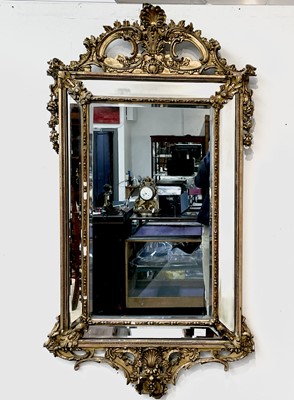 Lot 3144 - A late 19th century continental gilt gesso...