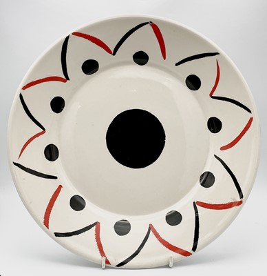 Lot 251 - Sir Terry FROST (1915-2003) Black and Red Dish...