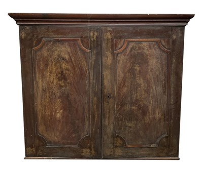 Lot 3259 - A George III mahogany collector's cabinet, the...