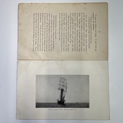 Lot 102 - 'Lord Bassey's Farewell to the Sunbeam, on...