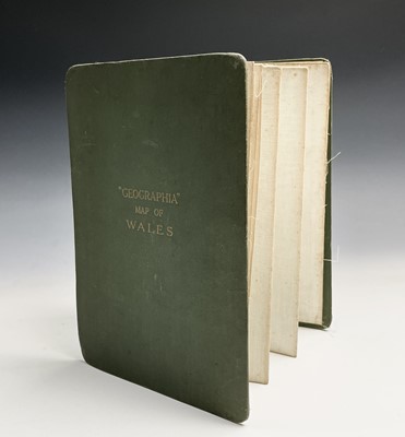 Lot 205 - MAPS. 'Commercial & Political Map of Wales,'...