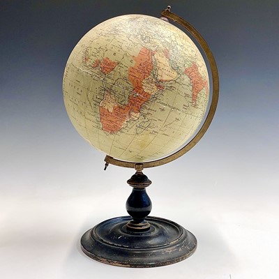 Lot 10 - A Philip's 9 inch, terrestrial globe, on a...