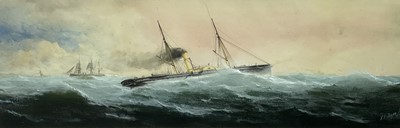 Lot 124 - Henry E. TOZER (1864-c.1938) Steam ships in...