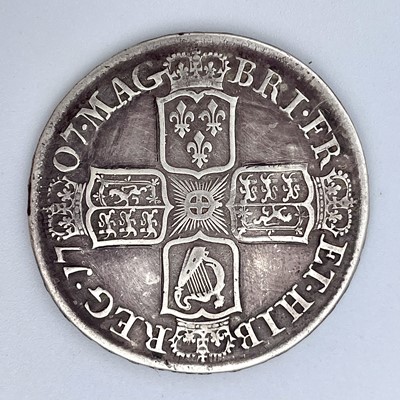 Lot 18 - Great Britain Queen Anne Halfcrown. A 1707 "E...