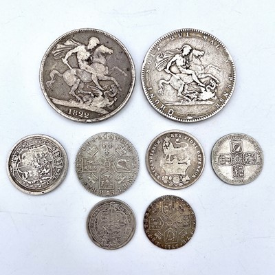 Lot 19 - Great Britain Georgian Silver Coinage (x8). A...