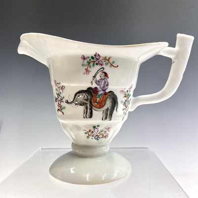 Lot 32 - A Chinese famille rose porcelain jug, 19th...