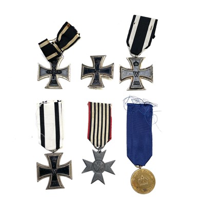 Lot 227 - Germany - Prussia WWI Medals - 6 Medals. Iron...