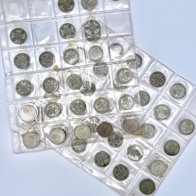 Lot 25 - Great Britain Two Shillings pre 1947 Silver...
