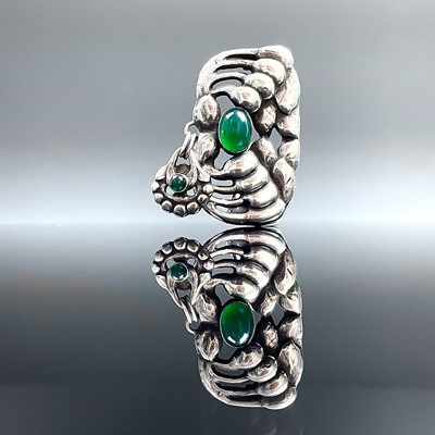 Lot 662 - A good early 20th century Danish 828 silver...