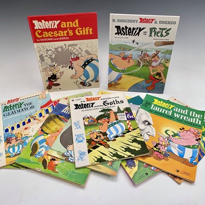 Lot 181 - ASTERIX. Twelve works by Goscinny and Uderzo,...
